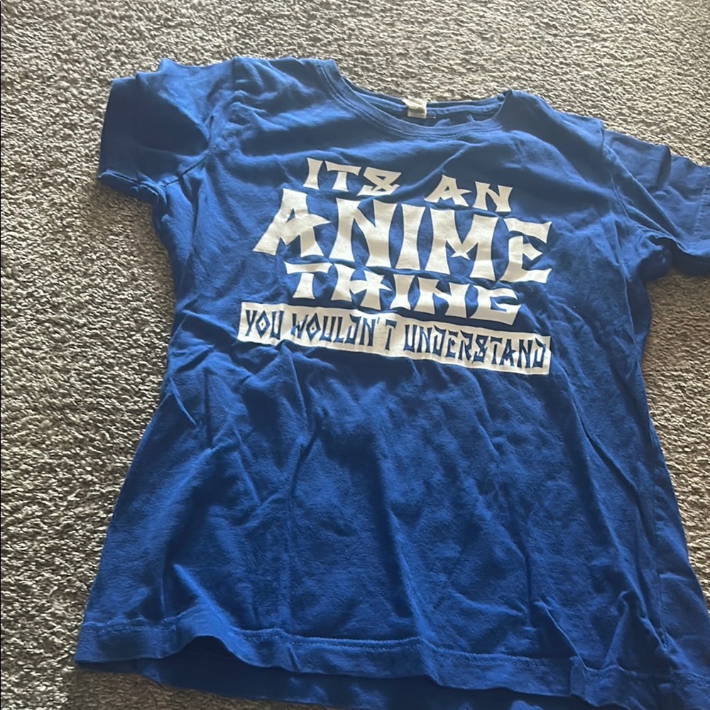 Blue Graphic Kids T-Shirt